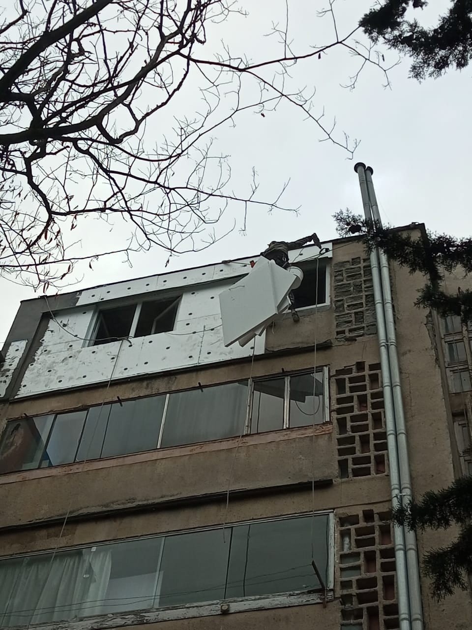 Утепление фасада дома в Смоленске